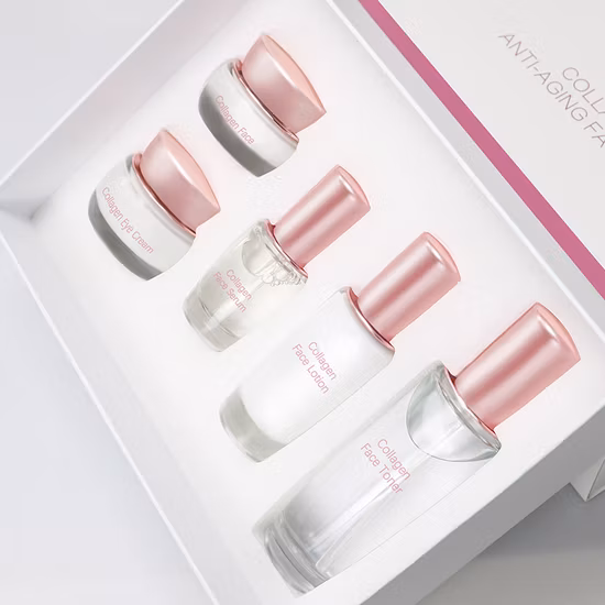 Set per la cura della pelle con etichetta privata per cosmetici all'ingrosso Set idratante antietà antirughe rassodante per la cura della pelle per belle donne