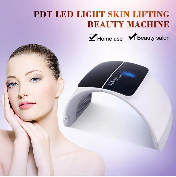 7 Color LED PDT Light Skin Care Beauty Machine LED Facial SPA PDT Therapy for Skin Rejuvenation Acne Remover Machine