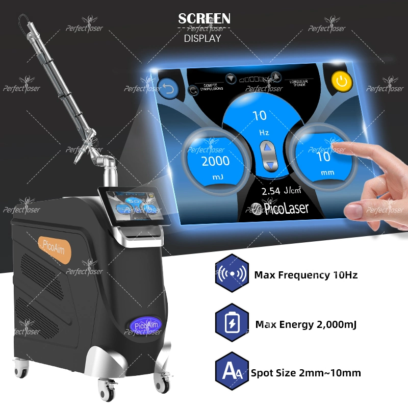 CE/FDA/RoHS Q Switch ND YAG Laser Tattoo Removal Picosecond Device