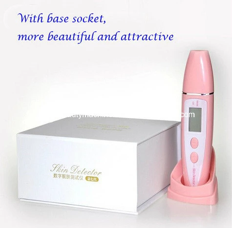 LCD Digital Display Skin Moisture Facial Water Oil Analyzer