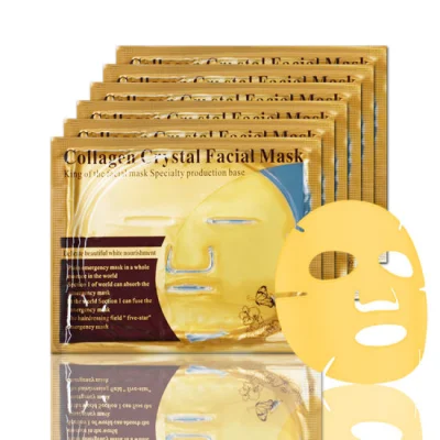 Maschera facciale in cristallo di collagene del latte all'ingrosso OEM Maschera in fogli per diario di bellezza Prodotti cinesi di alta qualità Cosmetici per la cura della pelle Acido ialuronico