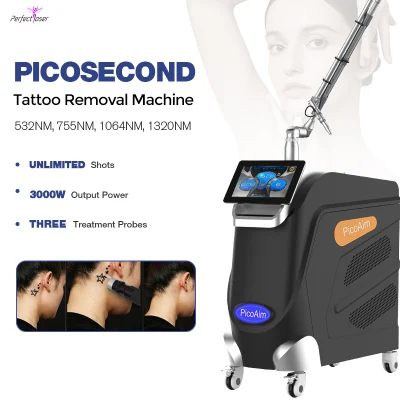 CE/FDA/RoHS Q Switch ND YAG Laser Tattooentfernungs-Pikosekundengerät