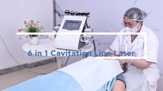 Macchina di dimagramento del corpo di liposuzione del laser di cavitazione ultrasonica di perdita di peso dell'attrezzatura di bellezza 6 in 1 40K